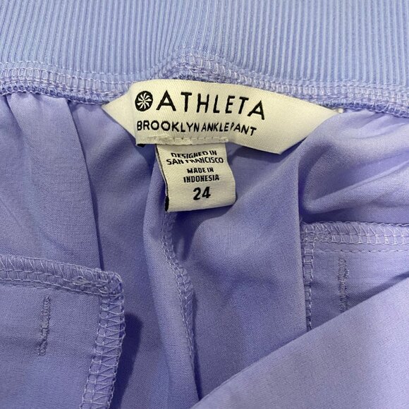 Athleta Brooklyn Ankle Pant Periwinkle‎ Size 24 - Picture 7 of 8